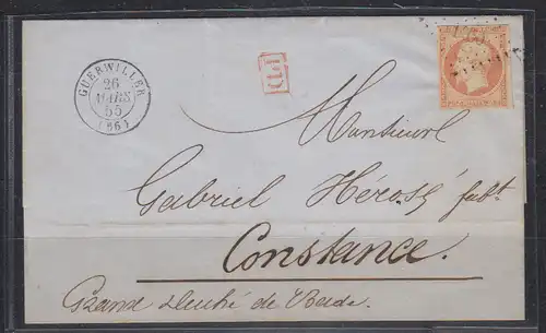 Frankreich 1855 Nr EF 15 Brief Frankreich EF 15