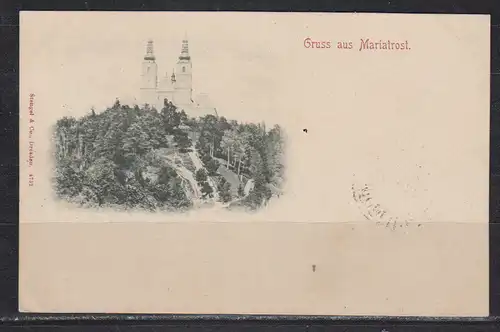 Österreich 1897 Nr 51 (Linienzähnung 10-1/2 zu 12 Zahnlöcher) Ansichtskarte ÖS EF 51