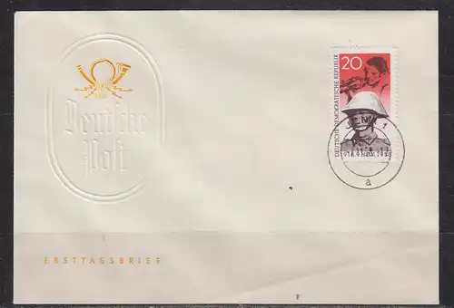 DDR 1958 Nr 662 FDC Ersttagsstempel DDR 662 FDC