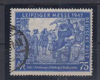 All. Bes. Gem.-Ausg. 1947 Nr 966 o Plattenfehler II Eckstempel/Wellenstempel Kontrollrat 966-II o