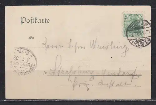[Echtfotokarte schwarz/weiß] Altkirch-Totalansicht-Vue totale/ ZUR ERINNERUNG an den 26.Lehrertag in Altkirch am 2.Juli 1901. 