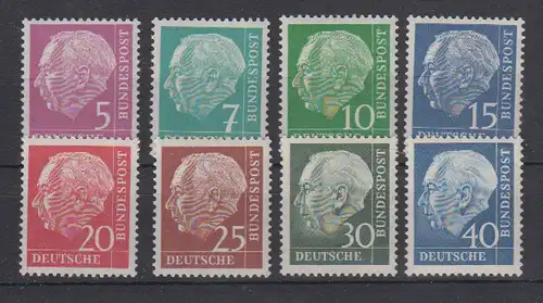 Bundesrep. Deutschland 1960 Nr 179y/186y+259y/260y ** Postfrisch / ** Bund 179/260y **