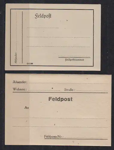 Deutsches Reich 1914 Postfrisch / ** Dt.Reich FP-Aufkleber