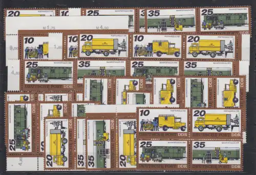 DDR 1978 Nr 2299/230 Zdr. WZd 362/SZd 156** Postfrisch / ** DDR 2299/2302 Zdr.**
