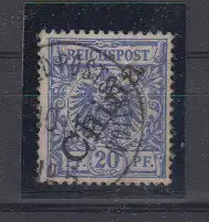 Dt. Ausl.-post China 1898 Nr 4 Io Rundstempel (Datum und/oder Ort klar) DAP China 4I o