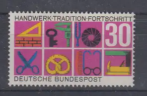 Bundesrep. Deutschland 1968 Nr 553 PF I ** Postfrisch / ** Bund 553-I **
