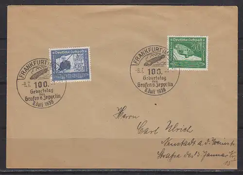 Deutsches Reich 1938 Nr 669/70 SSt Sonderstempel Dt.Reich 669/70 SSt