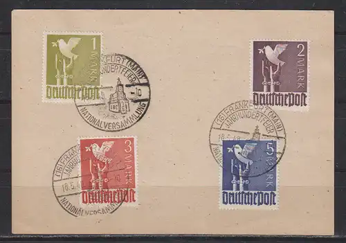 All. Bes. Gem.-Ausg. 1948 Nr 959/62 SSt Sonderstempel Kontrollrat 959/62 o