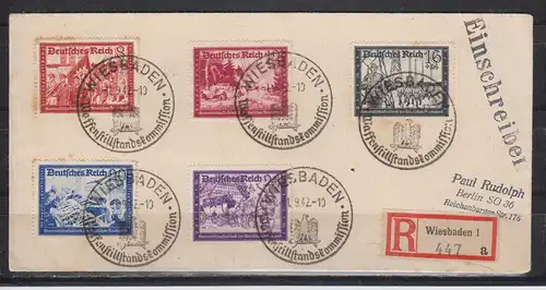 Deutsches Reich 1942 Nr 747-778 Brief Dt.Reich Bf 774-778