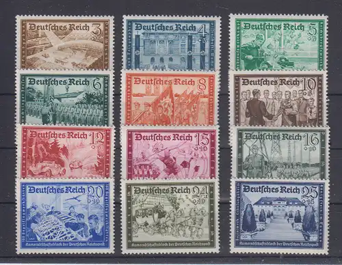 Deutsches Reich 1939 Nr 702/13 ** Postfrisch / ** Dt.Reich 702/13**