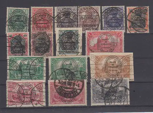 Allenstein 1920 Nr 15/28 o Rundstempel (Datum und/oder Ort klar) Allenstein 15/28 o