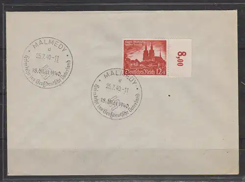 Deutsches Reich 1940 Nr 749 FDC Ersttagssonderstempel Dt.Reich 749 FDC