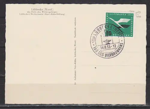 Bundesrep. Deutschland 1955 Nr 206 Ansichtskarte Bund 206 SSt