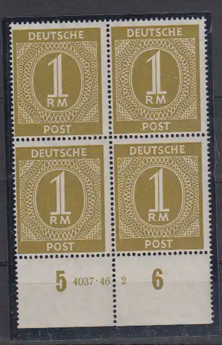 All. Bes. Gem.-Ausg. 1946 Nr 937 HAN ** Postfrisch / ** Kontrollrat 937 HAN **