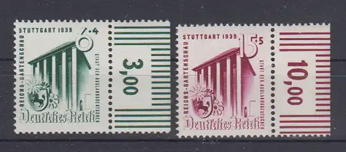 Deutsches Reich 1939 Nr 692/93 ** Postfrisch / ** Dt.Reich 692/93**