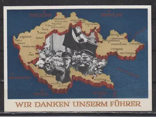Deutsches Reich 1938 Nr 684 Ansichtskarte Sonderstempel Dt.Reich 684 auf SK