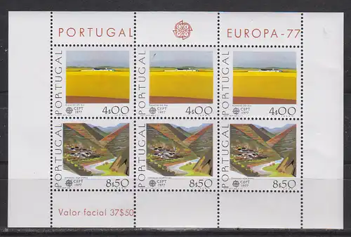 Portugal 1977 Nr Block 20 ** Postfrisch / ** Portugal Bl. 20**