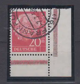 Bundesrep. Deutschland 1954 Nr 185xXv o Rundstempel (Datum und/oder Ort klar) Bund 185xXv