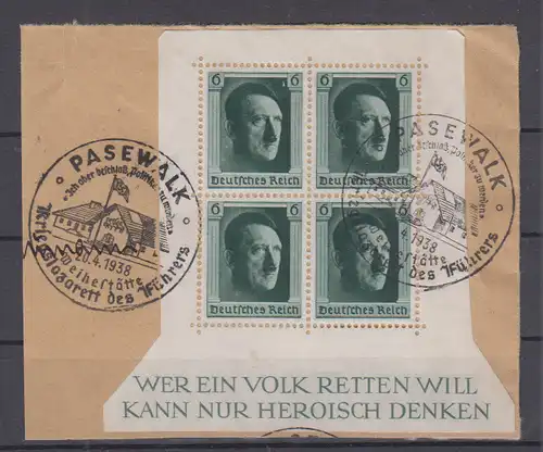 Deutsches Reich 1937 Nr 646 Sonderstempel Dt.Reich 646