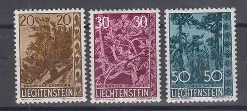 Liechtenstein 1960 Nr 399/401 ** Postfrisch / ** Liechtenstein 399/401 **