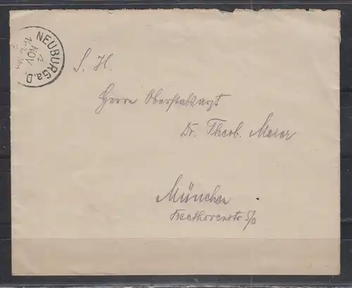 Deutsches Reich 1923 Nr MeF 317A Brief Dt.Reich Mef 317A