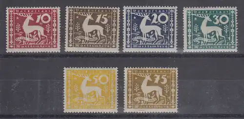 Altd. Württemberg 1920 Nr 144/49** Postfrisch / ** Württemberg 144/49**