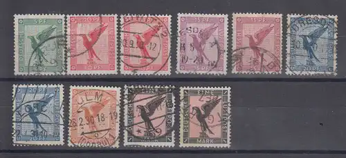 Deutsches Reich 1926 Nr aus 378-382 o Gestempelt (Posten) Dt.Reich 378-382 o
