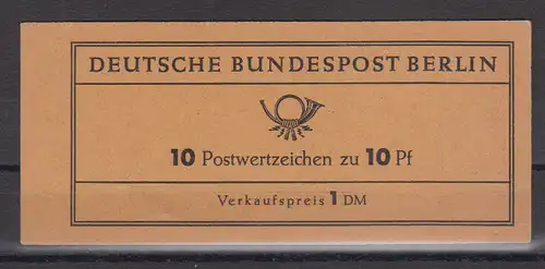 Berlin (West) 1962 Nr MH 3a ** Postfrisch / ** Berlin MH 3a**