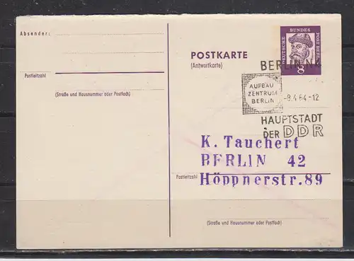 Berlin (West) 1964 Nr P 59 A o Gebraucht Berlin P 59A o