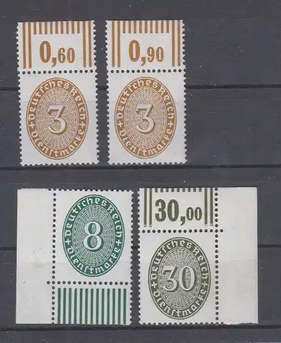 Deutsches Reich 1927 Nr D 144 bis 120 ** Postfrisch / ** Dt.Reich D 114 - 120**