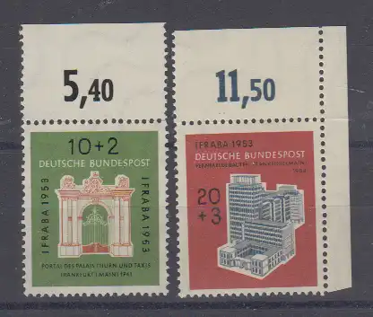 Bundesrep. Deutschland 1953 Nr 171/72** Postfrisch / ** Bund 171/72**
