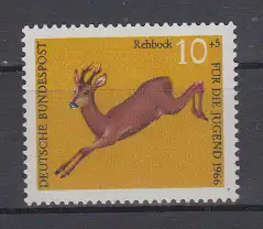 Bundesrep. Deutschland 1966 Nr 512 PF I ** Postfrisch / ** Bund 512-I **