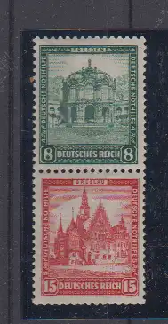 Deutsches Reich 1931 Nr Zusammendruck S 88** Postfrisch / ** Dt.Reich S88**