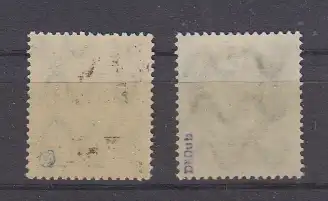 Saargebiet/Saarland 1920 Nr 2x C31 * Falz / Gummimängel / * Saargebiet C31 *