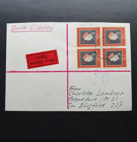 Bundesrep. Deutschland 1960 Nr MeF 307 Brief Bund 307(4)