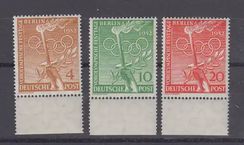 Berlin (West) 1952 Nr 88/90** Postfrisch / ** Berlin 88/90**