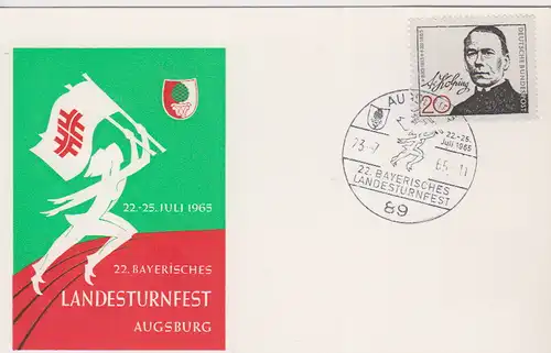 Bundesrep. Deutschland 1965 Nr 477 Brief Bund 477