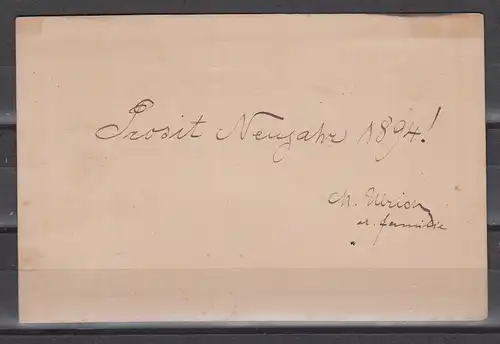 Bulgarien 1894 Nr GZS P 1 o Brief Bulgarien P 8 o