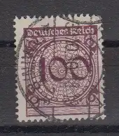 Deutsches Reich 1924 Nr 343 o Abart HT Zentraler Rund / Vollstempel Dt.Reich 343-HT