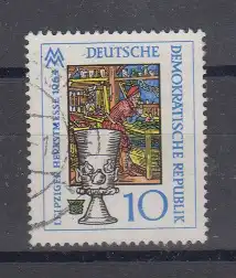 DDR 1964 Nr 1052 PF I o Eckstempel/Wellenstempel DDR 1052-I o