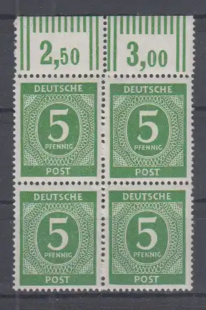 All. Bes. Gem.-Ausg. 1946 Nr 915a ** Postfrisch / ** Kontrollrat 915a**