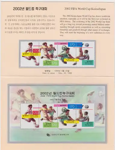 Korea-Süd 1998 Nr Block 653 ** Postfrisch / ** Korea-Süd Bl. 653 **