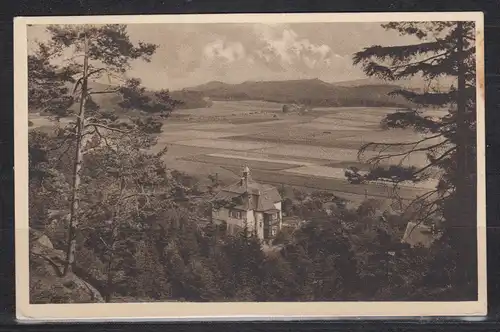 [Echtfotokarte schwarz/weiß] Sanatorium Dr.Balster/Herzklinik/Luftkurort Lückendorf(510)Zittauer Gebirge Fernruf Amt Oybin 259. 