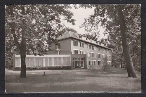 [Echtfotokarte schwarz/weiß] Ev.Johannesstift,Berlin-Spandau/Christopherus Haus. 