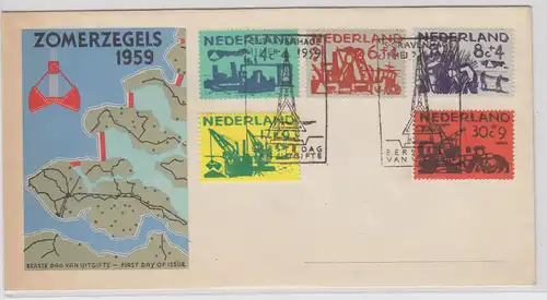 Niederlande 1959 Nr 740/34 FDC Ersttagssonderstempel