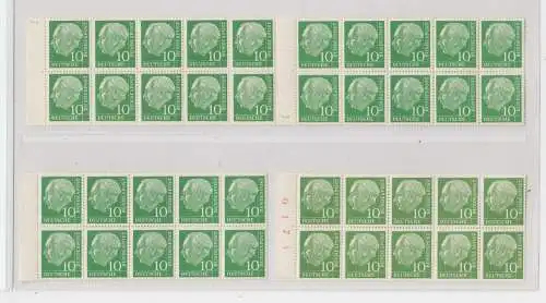 Bundesrep. Deutschland 1961 Nr H-Blatt 10d/10bfIV ** Postfrisch / **