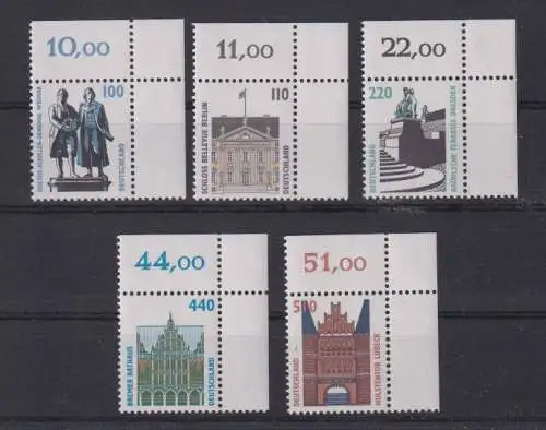 Bundesrep. Deutschland 1997 Nr 1934/38A Ecksatz ** Postfrisch / **