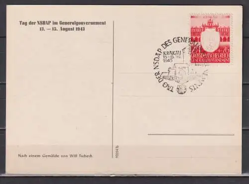 Generalgouvernement 1943 Nr 106 Brief
