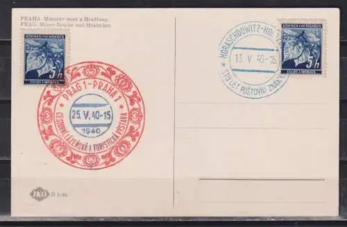 Bes. 2. Wk. Böhmen/M. 1940 Nr 20 Sonderstempel