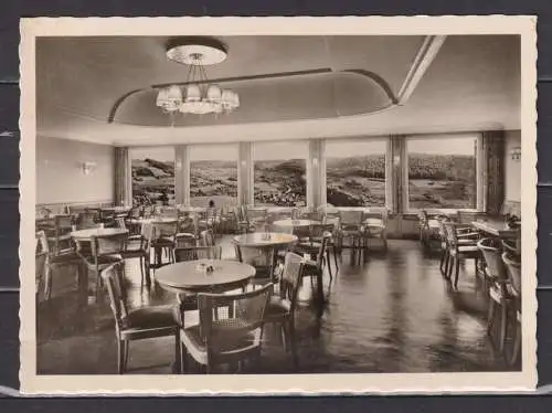 [Echtfotokarte schwarz/weiß] Hofconditorei - Cafe Bauer/ 7183 Langenburg/Wttbg .... 